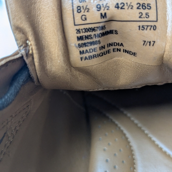 Clarks Men's Tan Leather Shoes. Size- See Pics - Picture 9 of 10